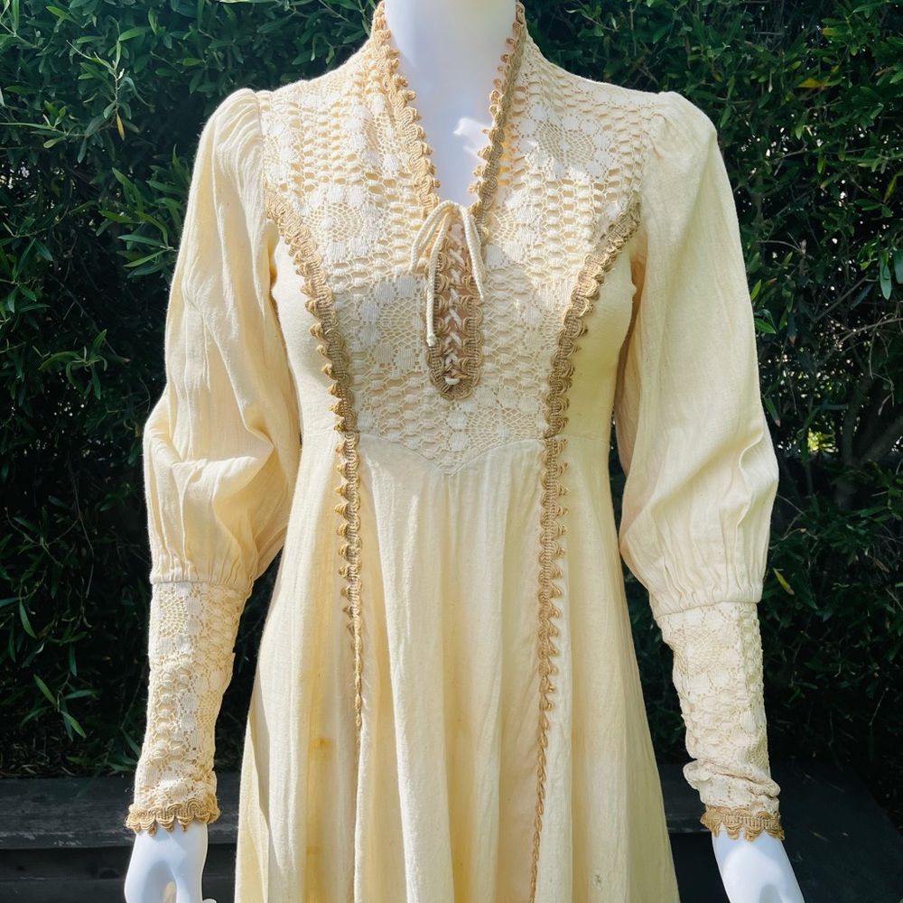 Vintage Union Made Victorian Revival Dress